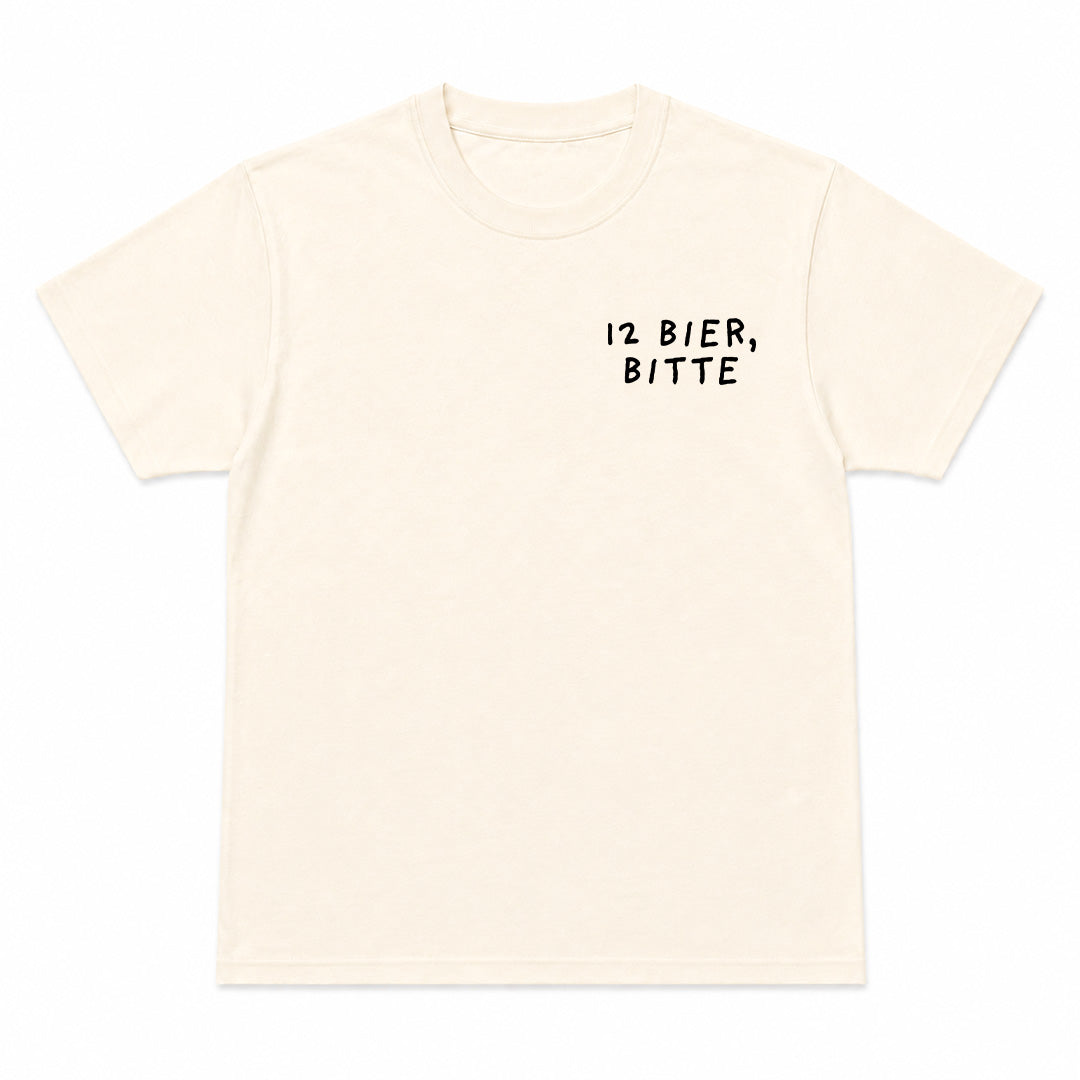 12 BIER, BITTE - Premium T-Shirt Unisex