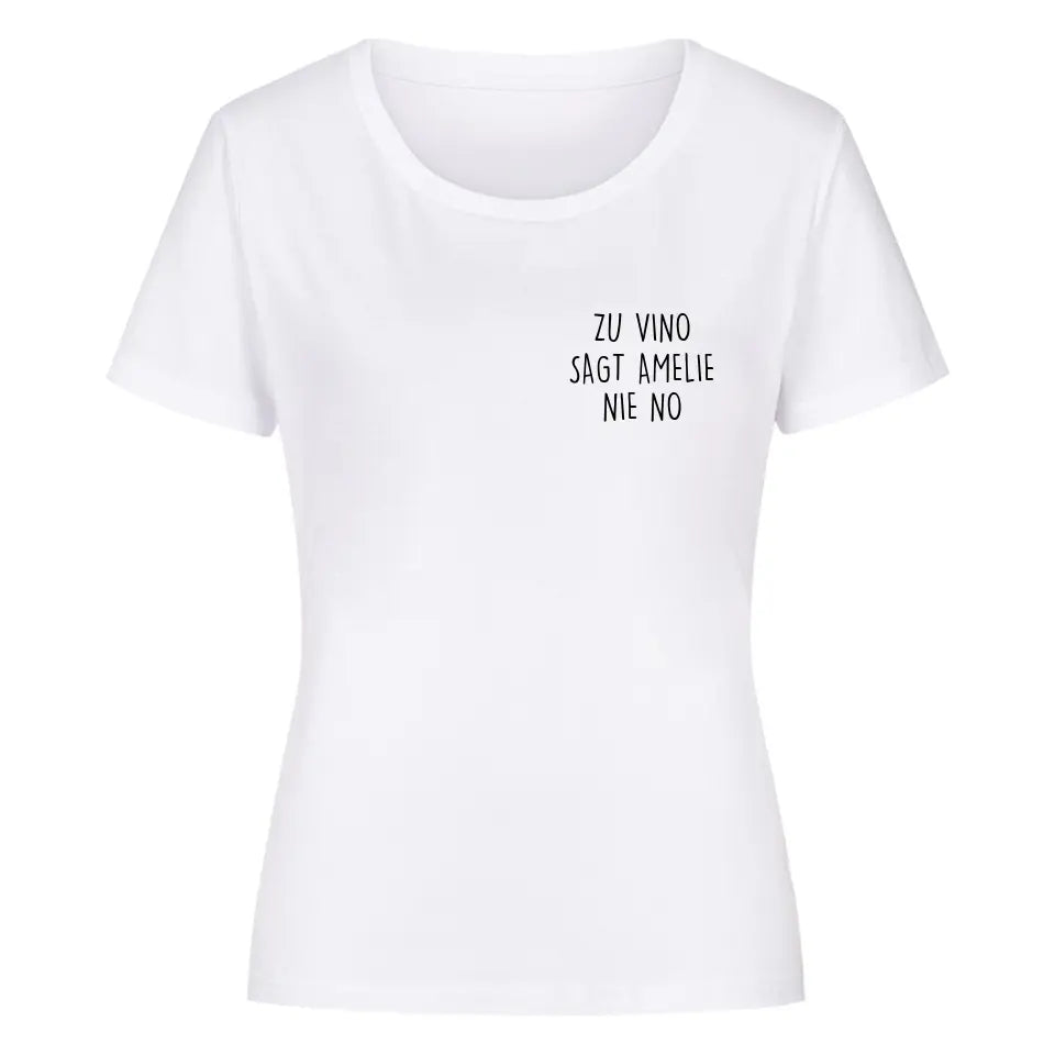 ZU VINO - Personalisierbares Shirt Damen