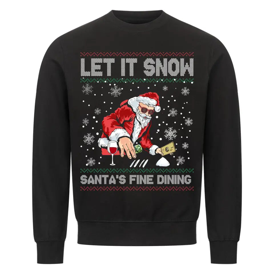 LET IT SNOW - Personalisierbarer Sweater