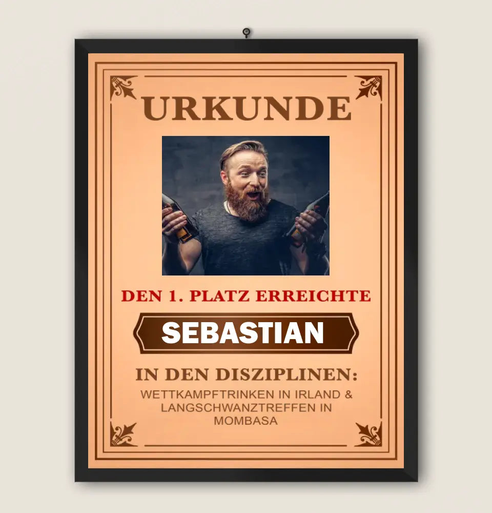 URKUNDE - Premium Poster