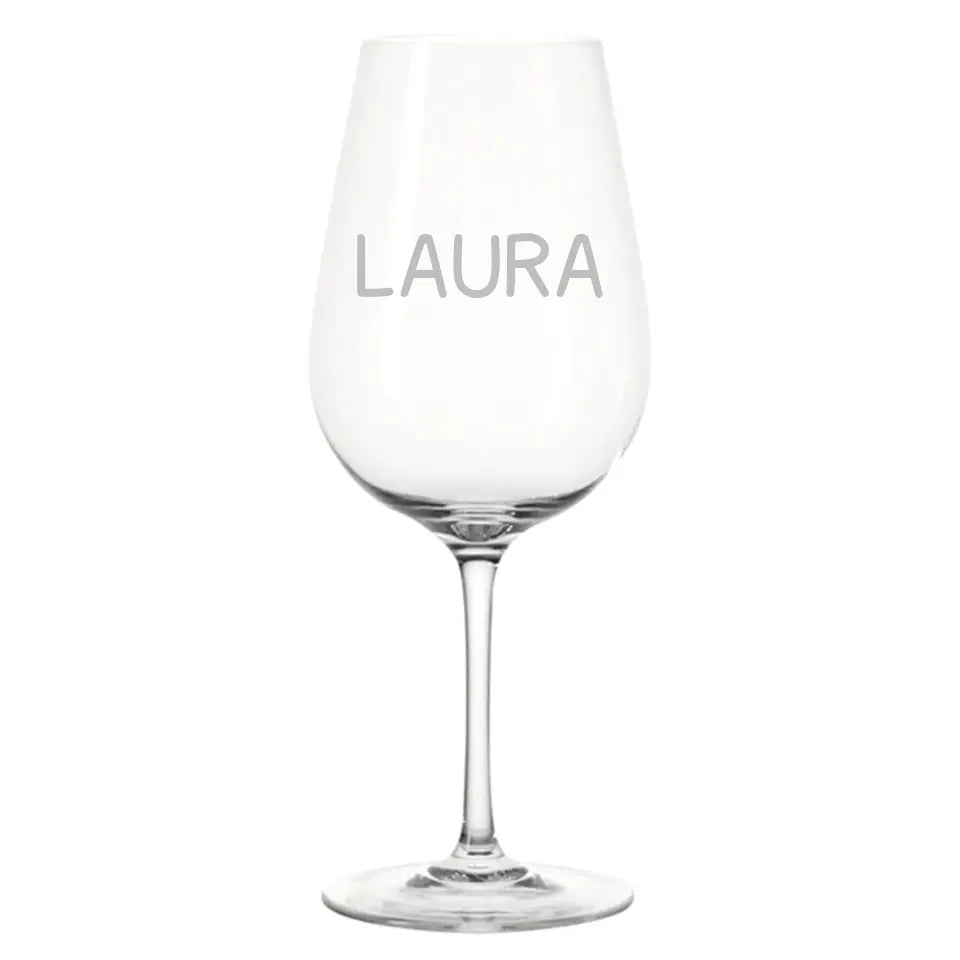 NAME - Personalisierbares Weinglas