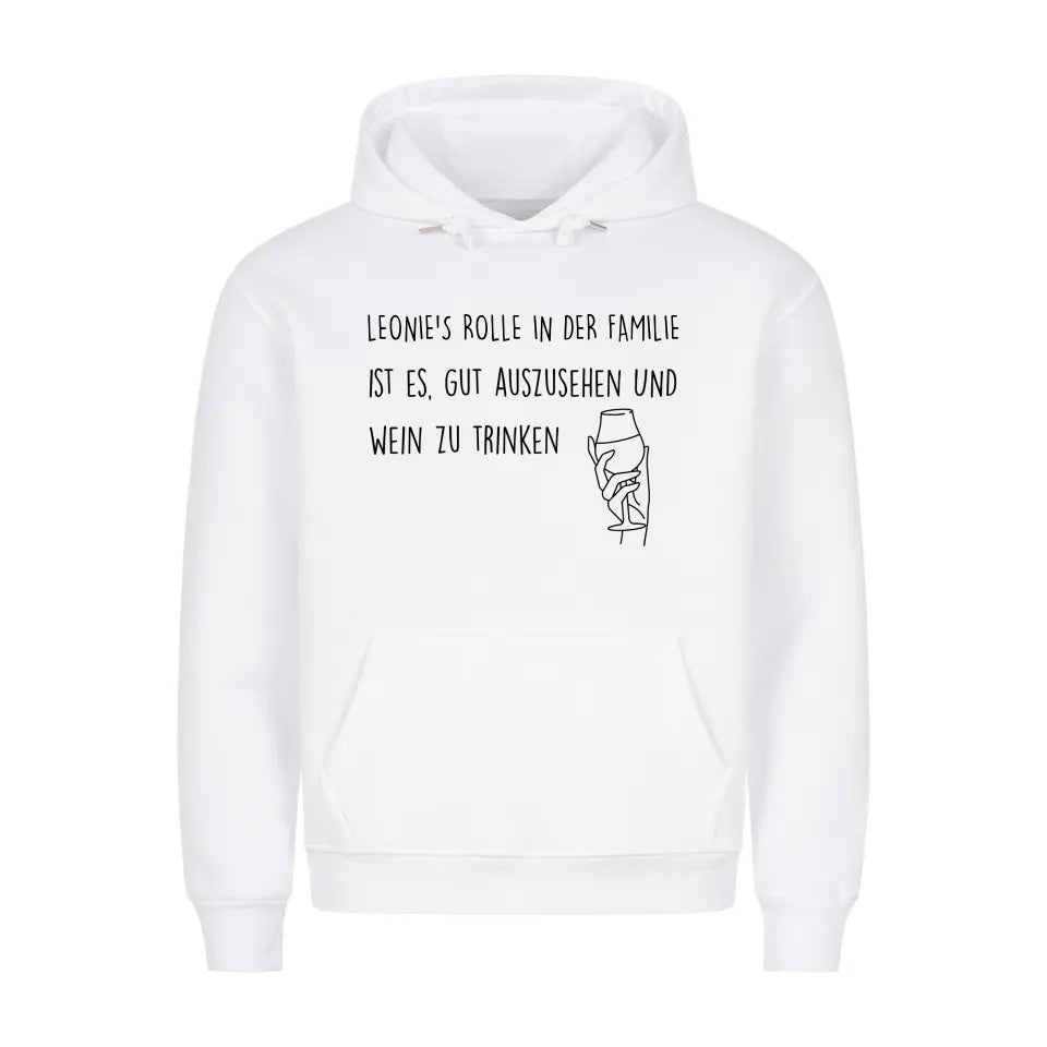MEINE ROLLE - Personalisierbarer Hoodie