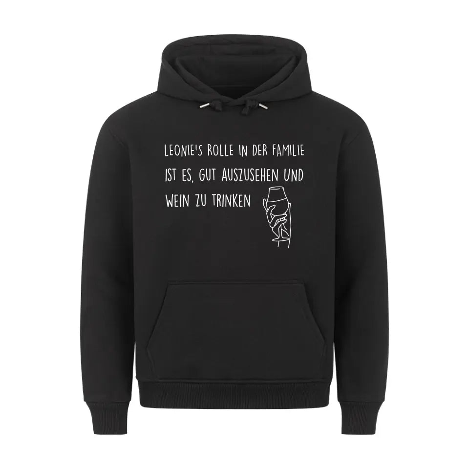 MEINE ROLLE - Personalisierbarer Hoodie