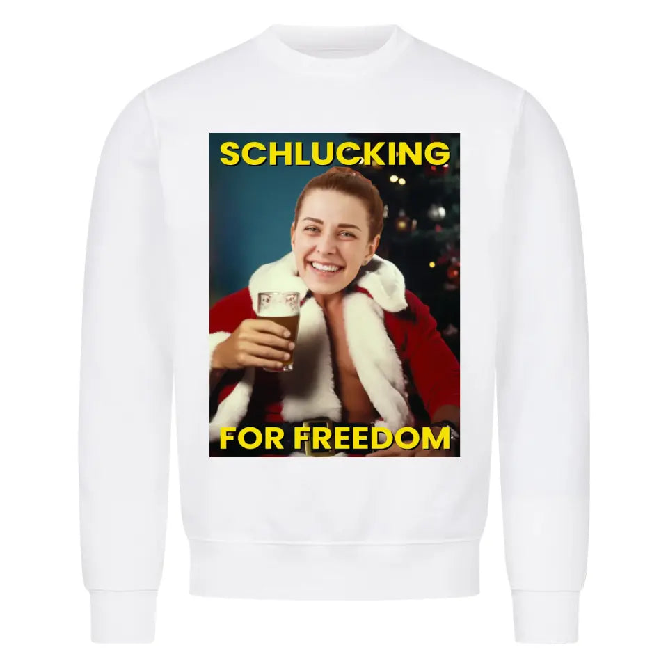 SCHLUCKING FOR FREEDOM - Personalisierbarer Sweater