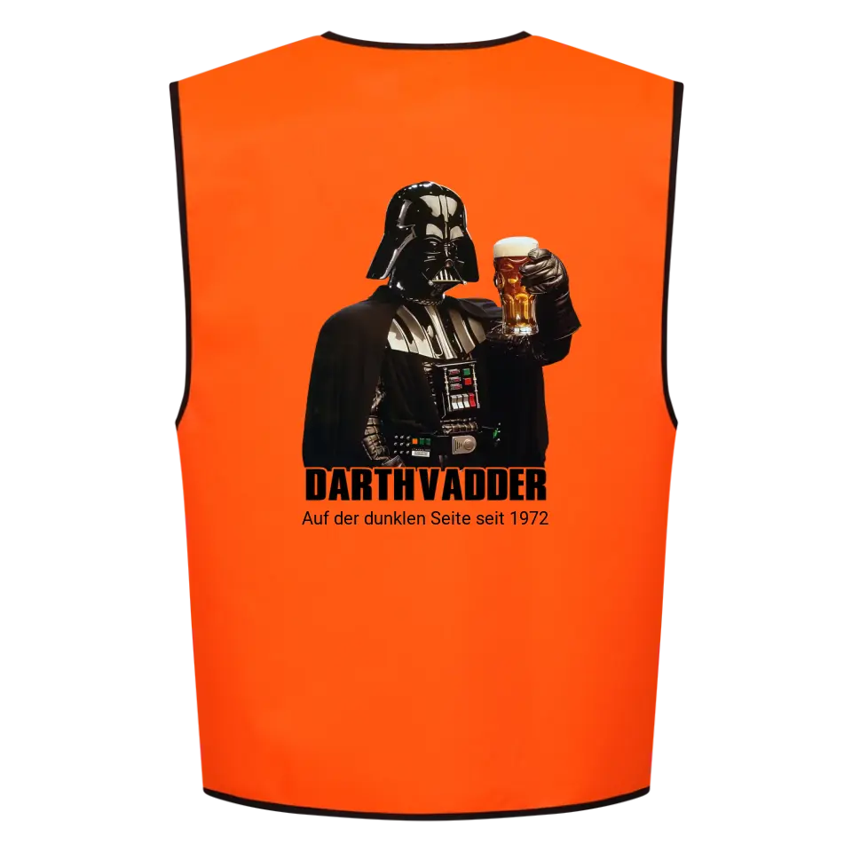 ACHTUNG DARTH VADDER - Warnweste Personalisierbar