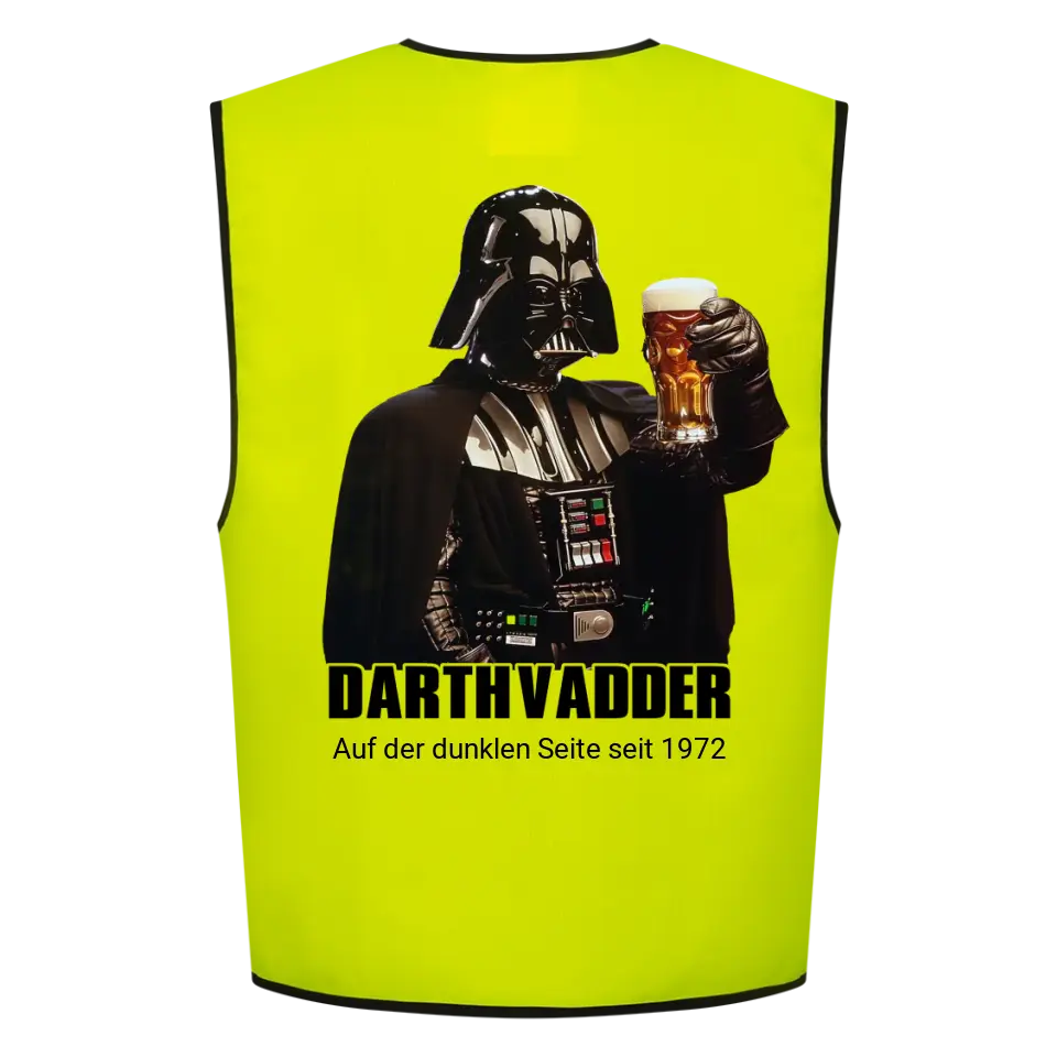 ACHTUNG DARTH VADDER - Warnweste Personalisierbar