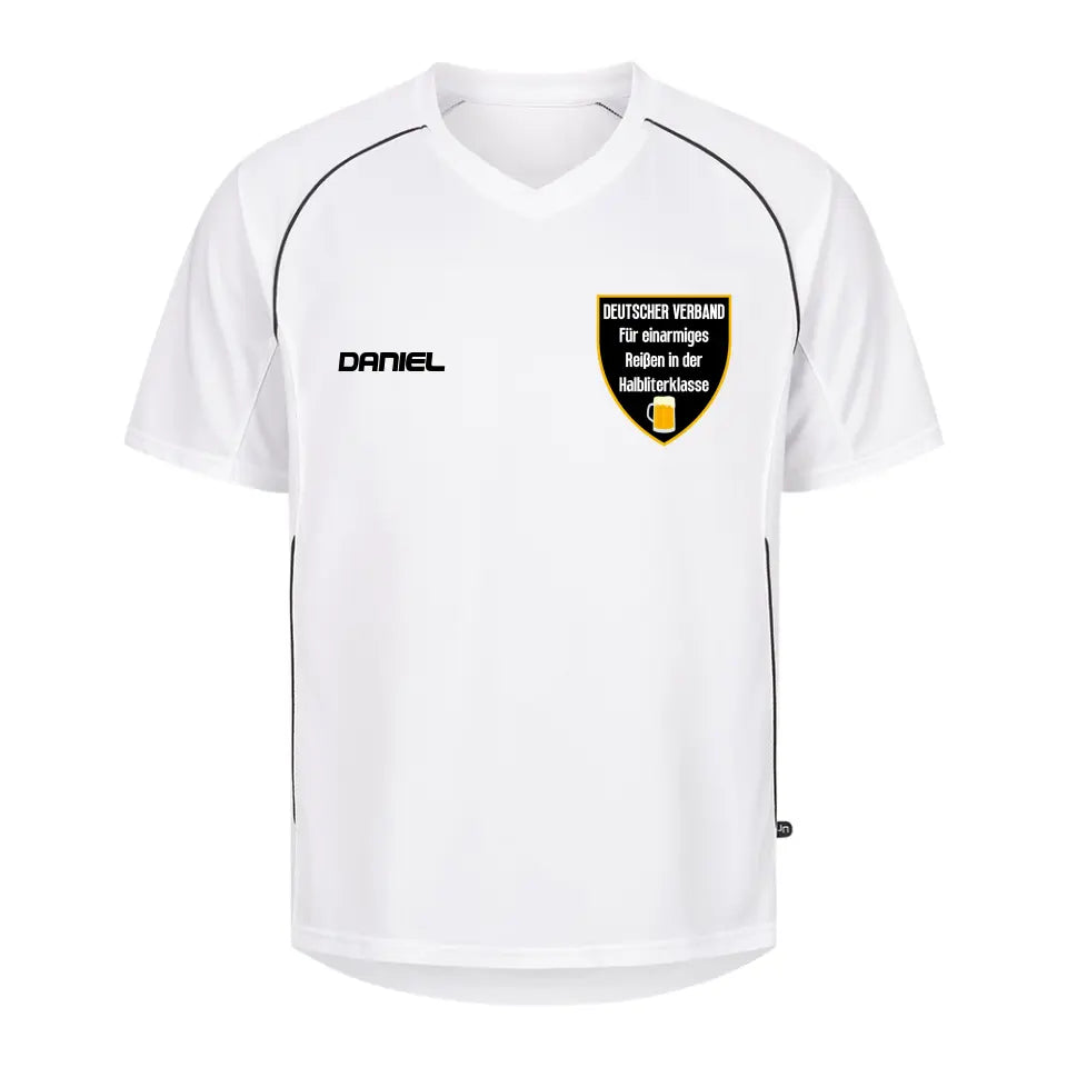 EINARMIGES REIßEN - Personalisierbares Team Trikot