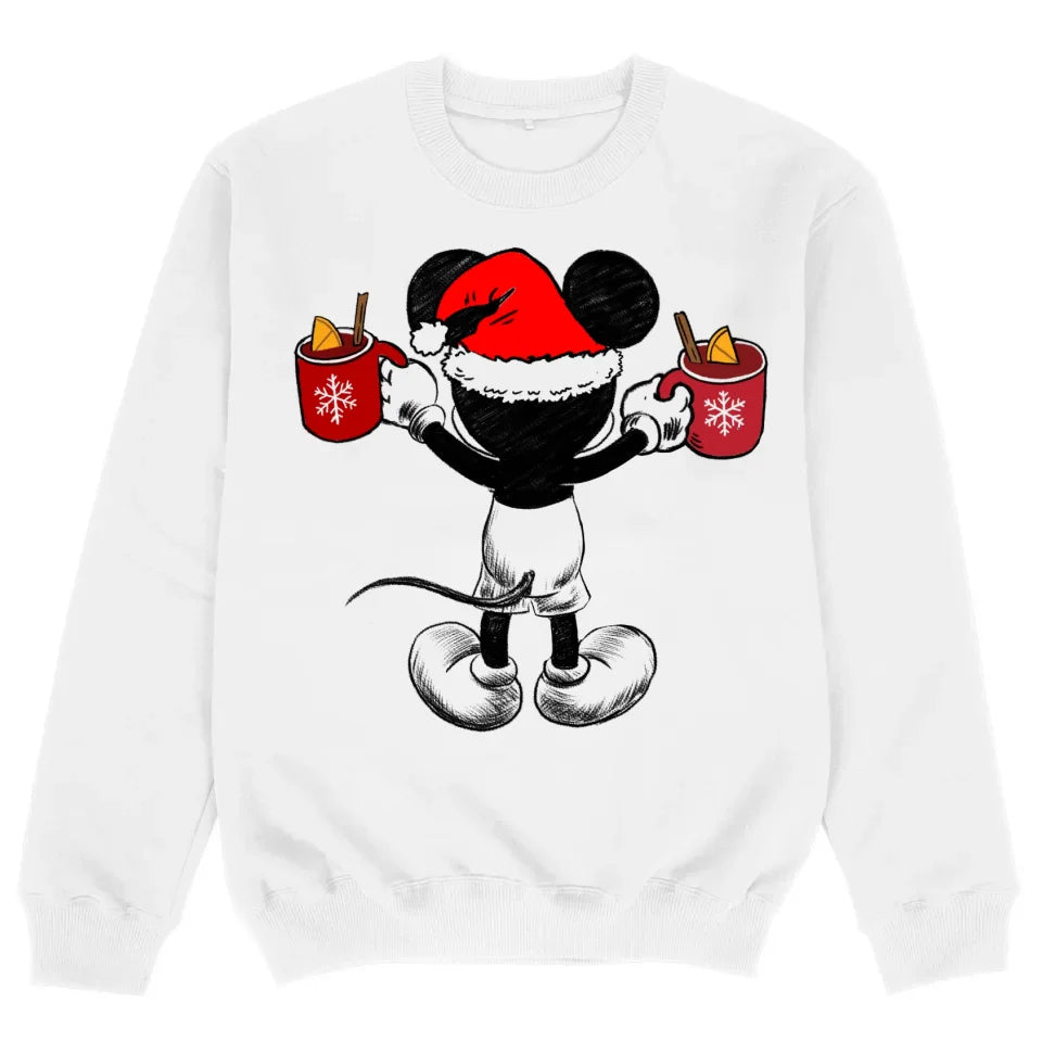 mockup sweater white