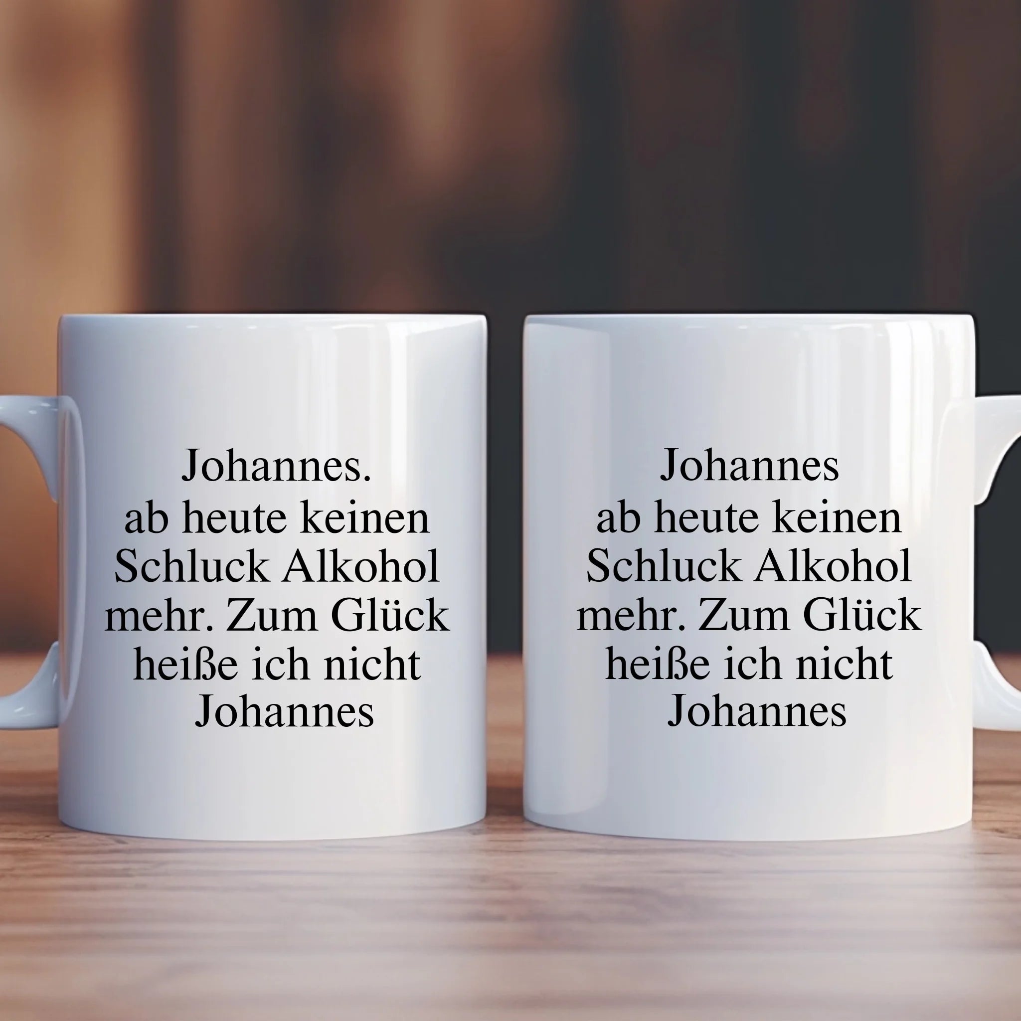 ZUM GLÜCK - Personalisierbare Tasse