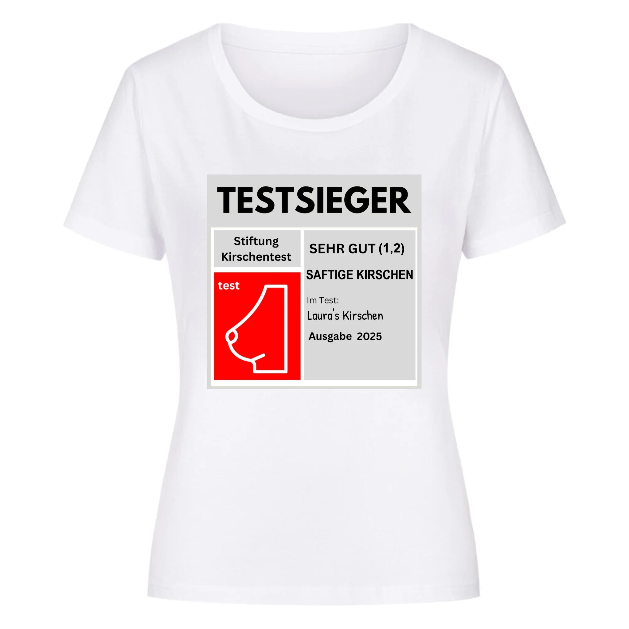 STIFTUNG KIRSCHENTEST - Personalisierbares Shirt Damen