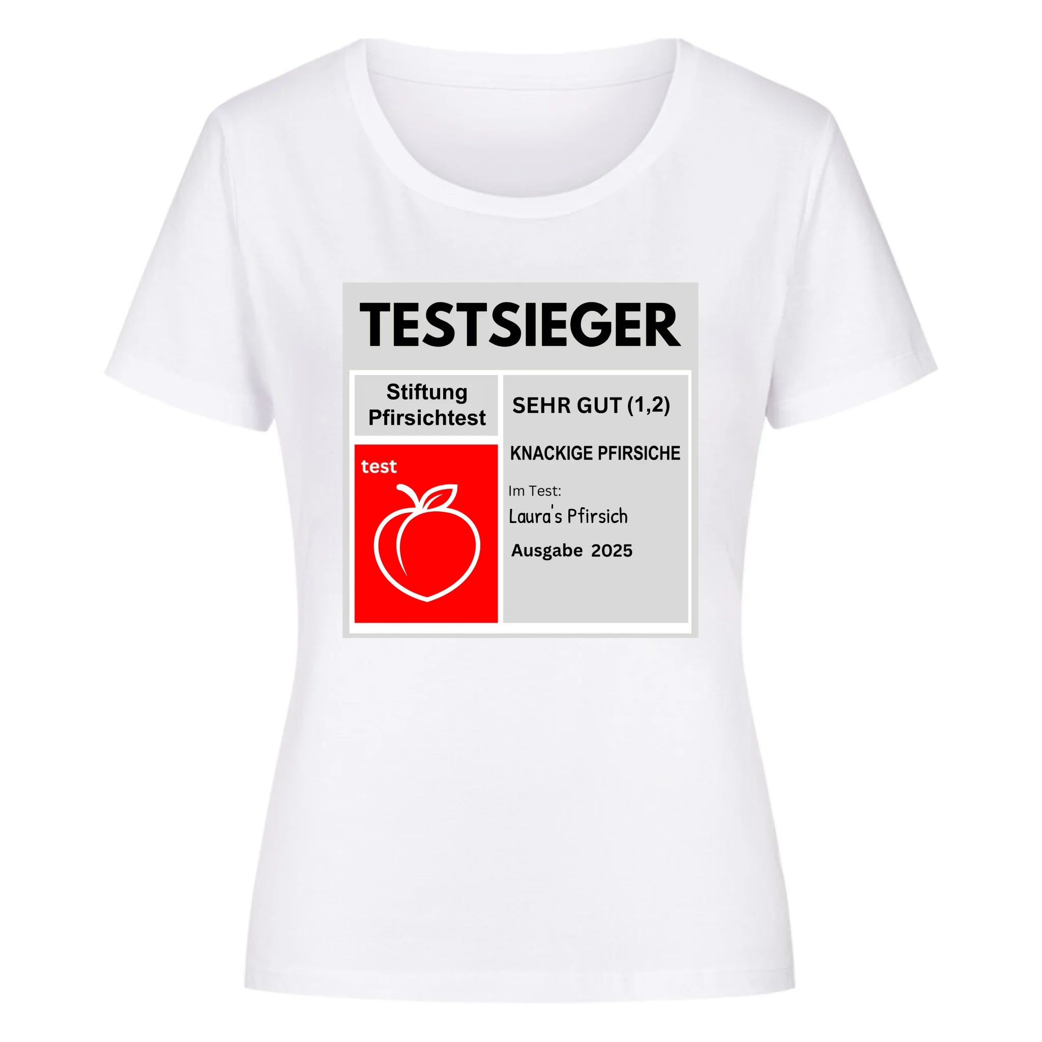 STIFTUNG PFIRSICHTEST - Personalisierbares Shirt Damen