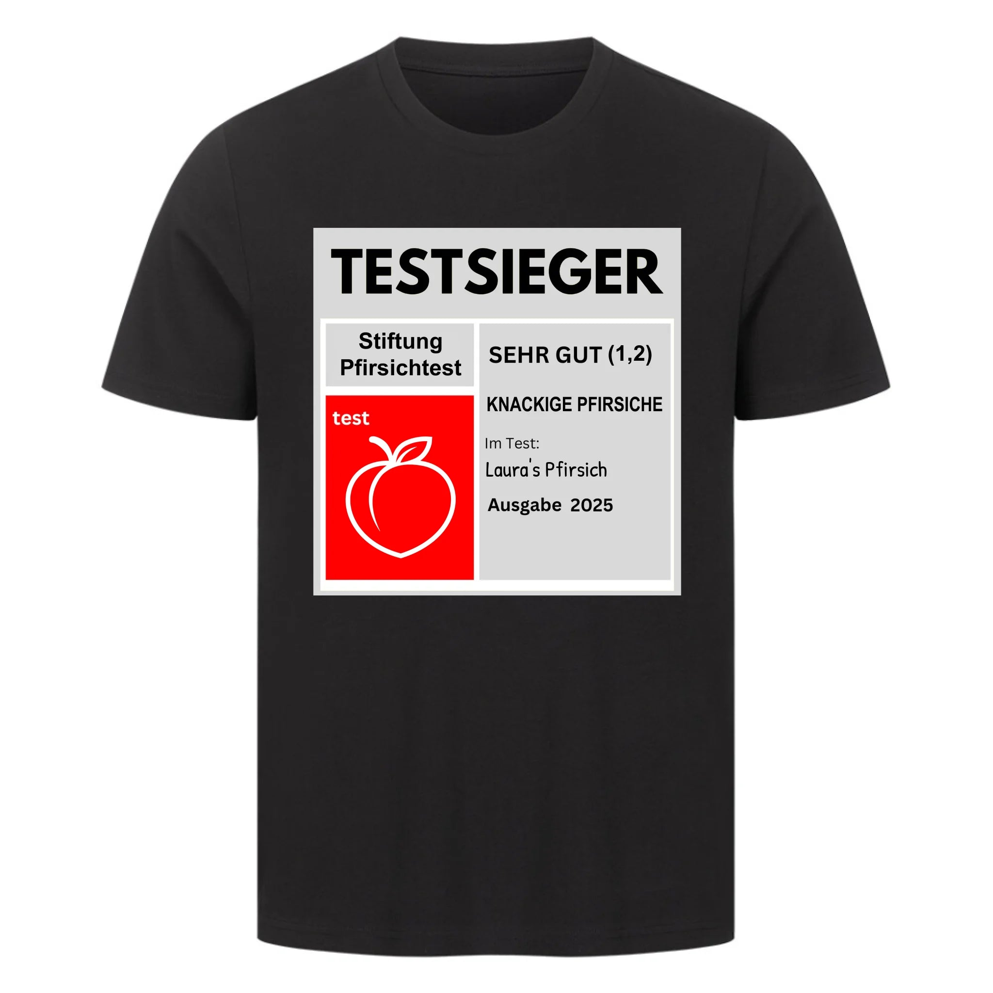 STIFTUNG PFIRSICHTEST - Personalisierbares Shirt Unisex