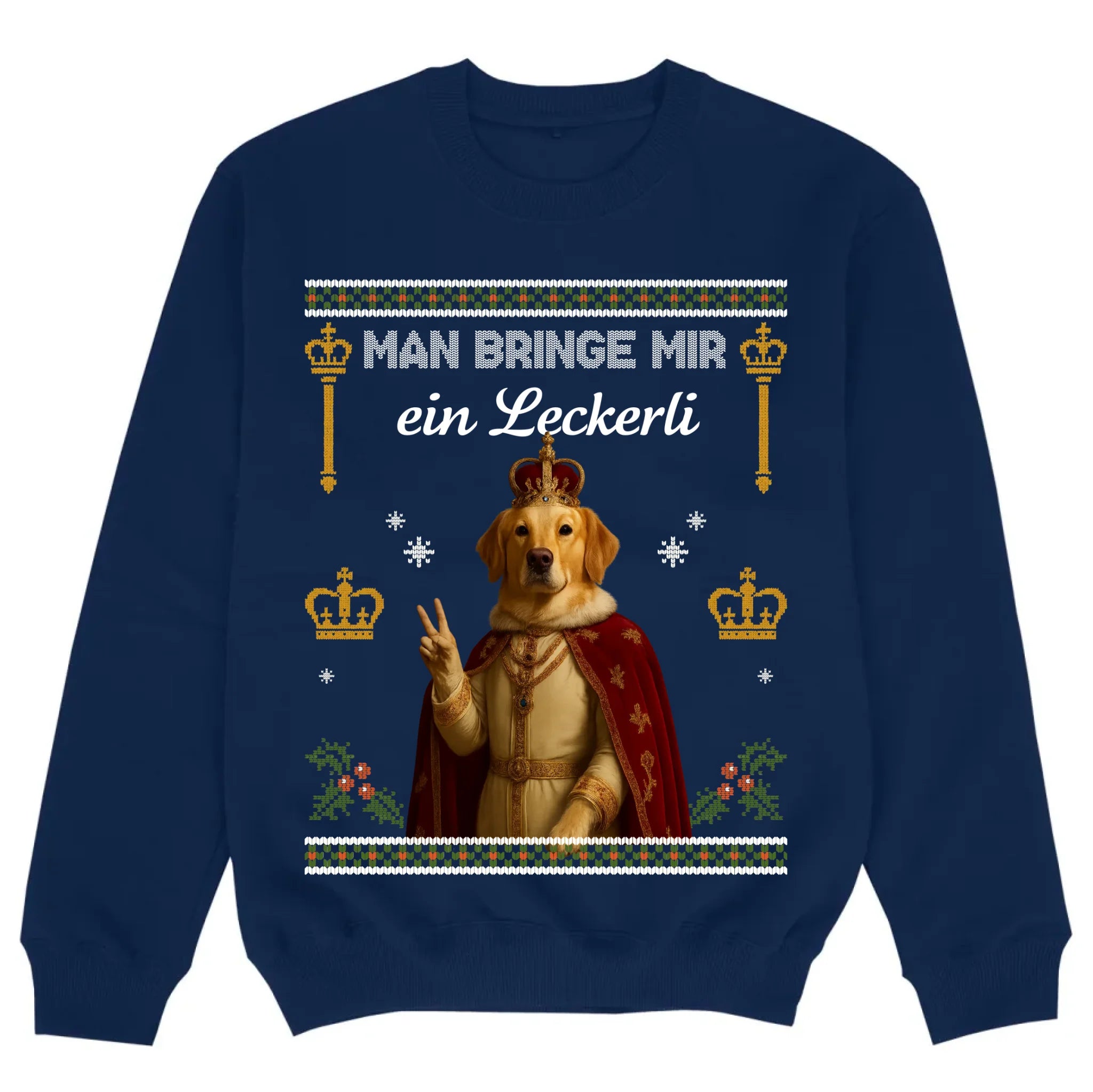 mockup sweater navy