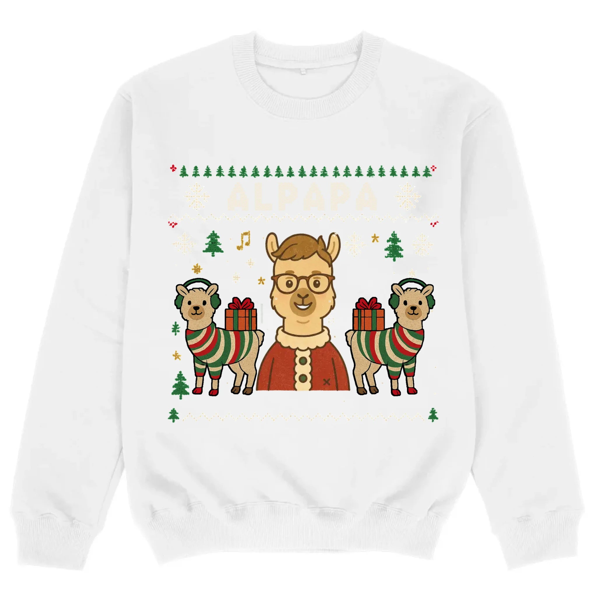 mockup sweater white