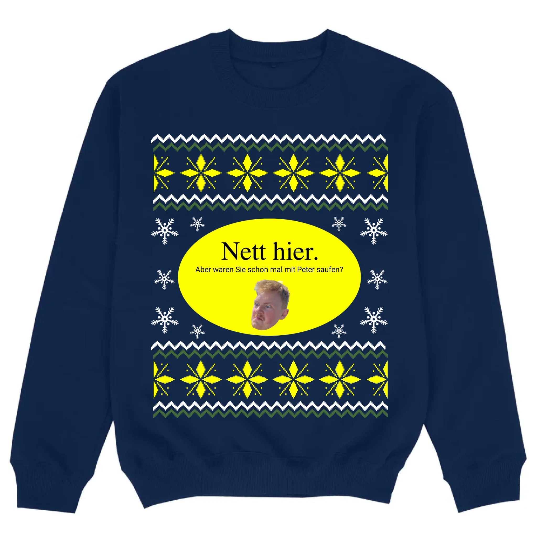 mockup sweater navy