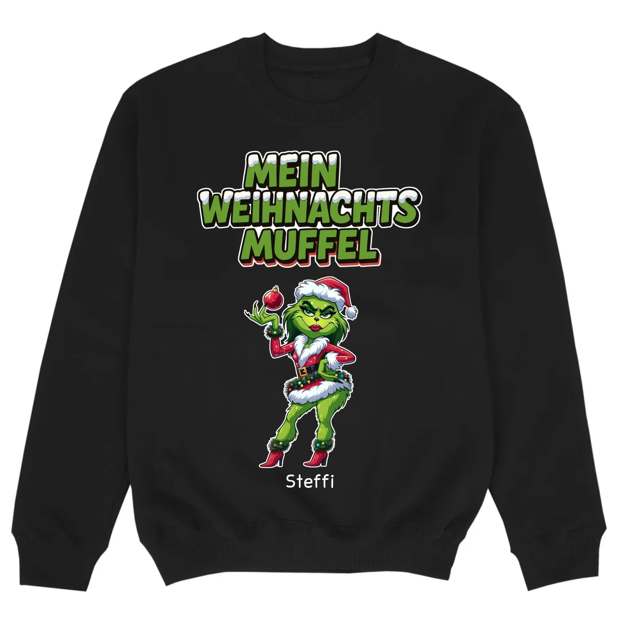 mockup sweater black