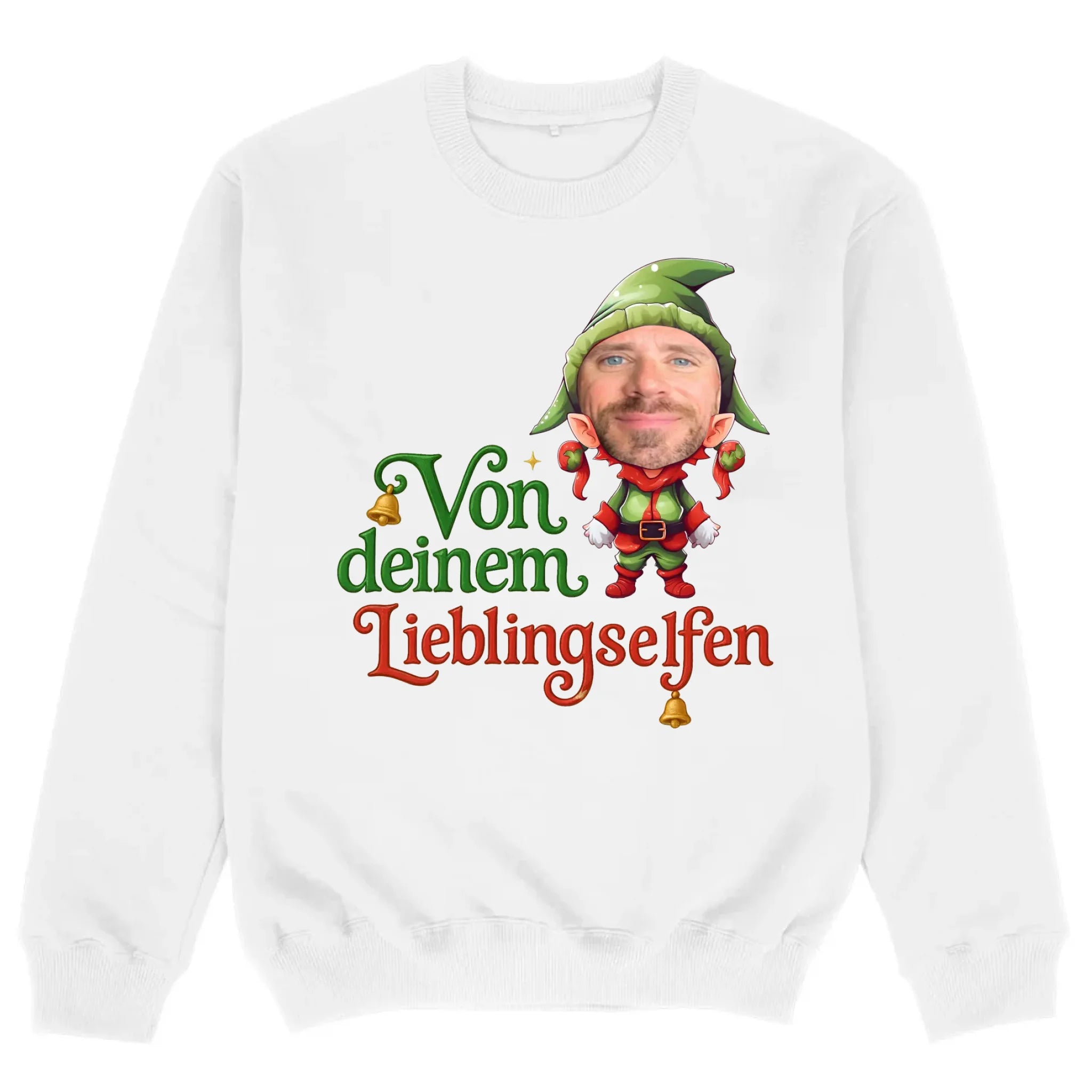 mockup sweater white