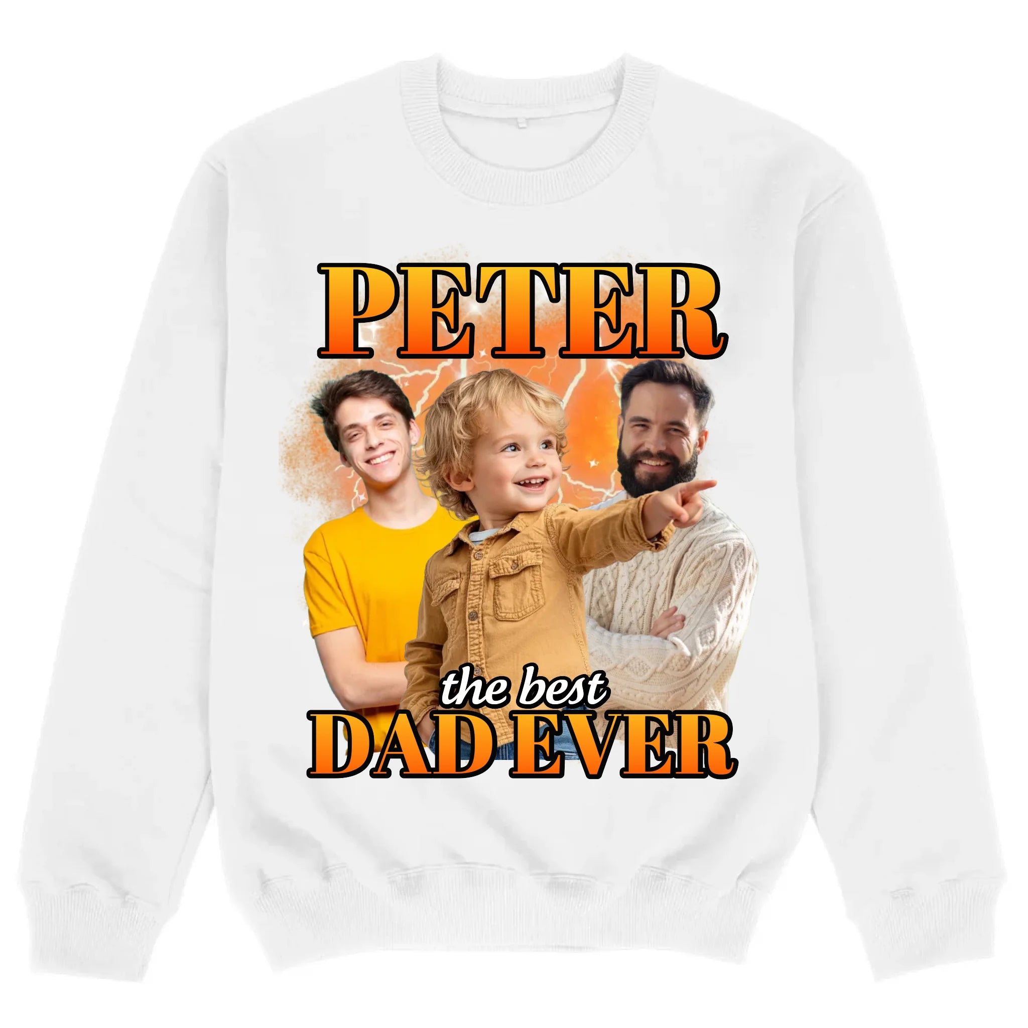 mockup sweater white