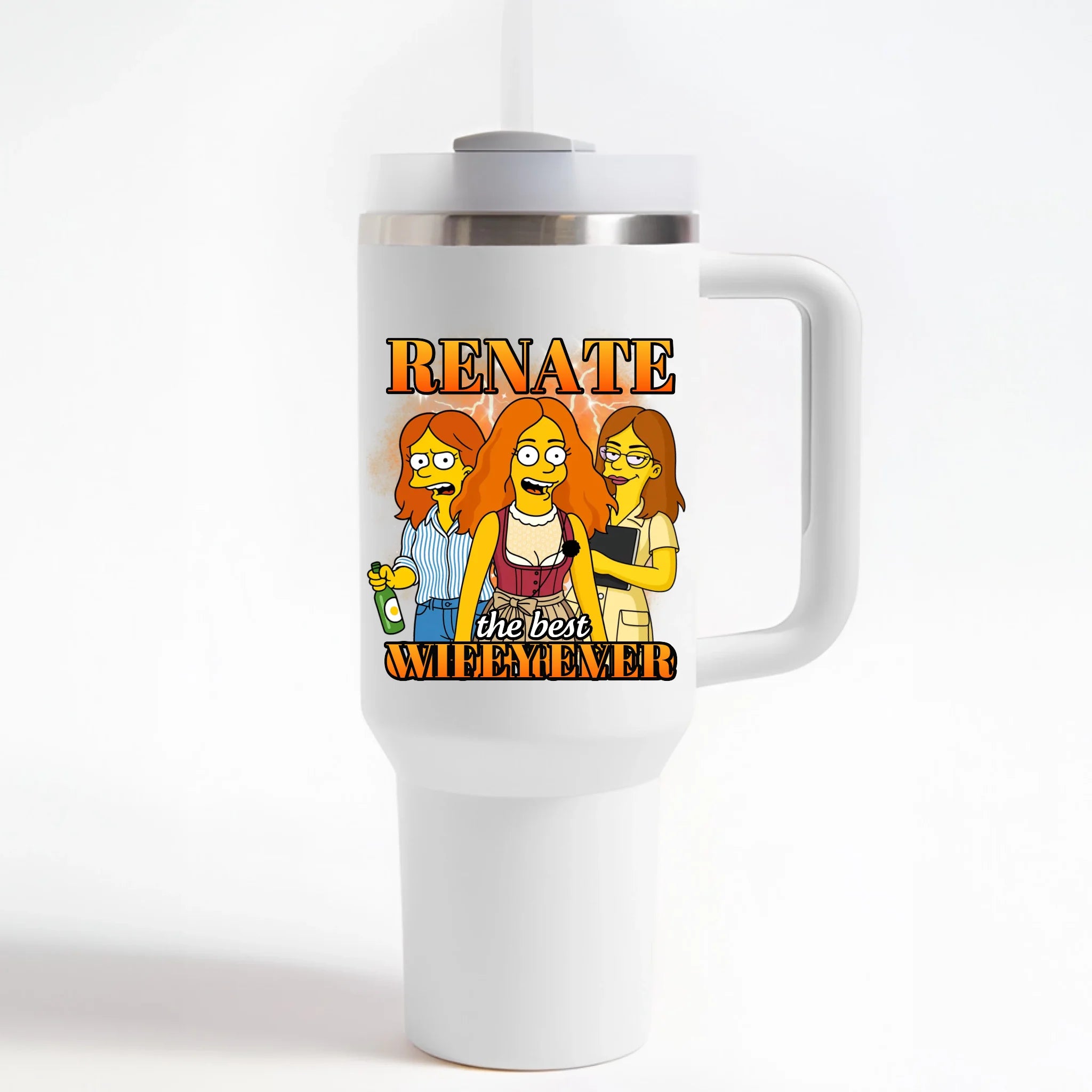 GIRLFRIEND/WIFEY COMIC - Personalisierbarer Thermobecher