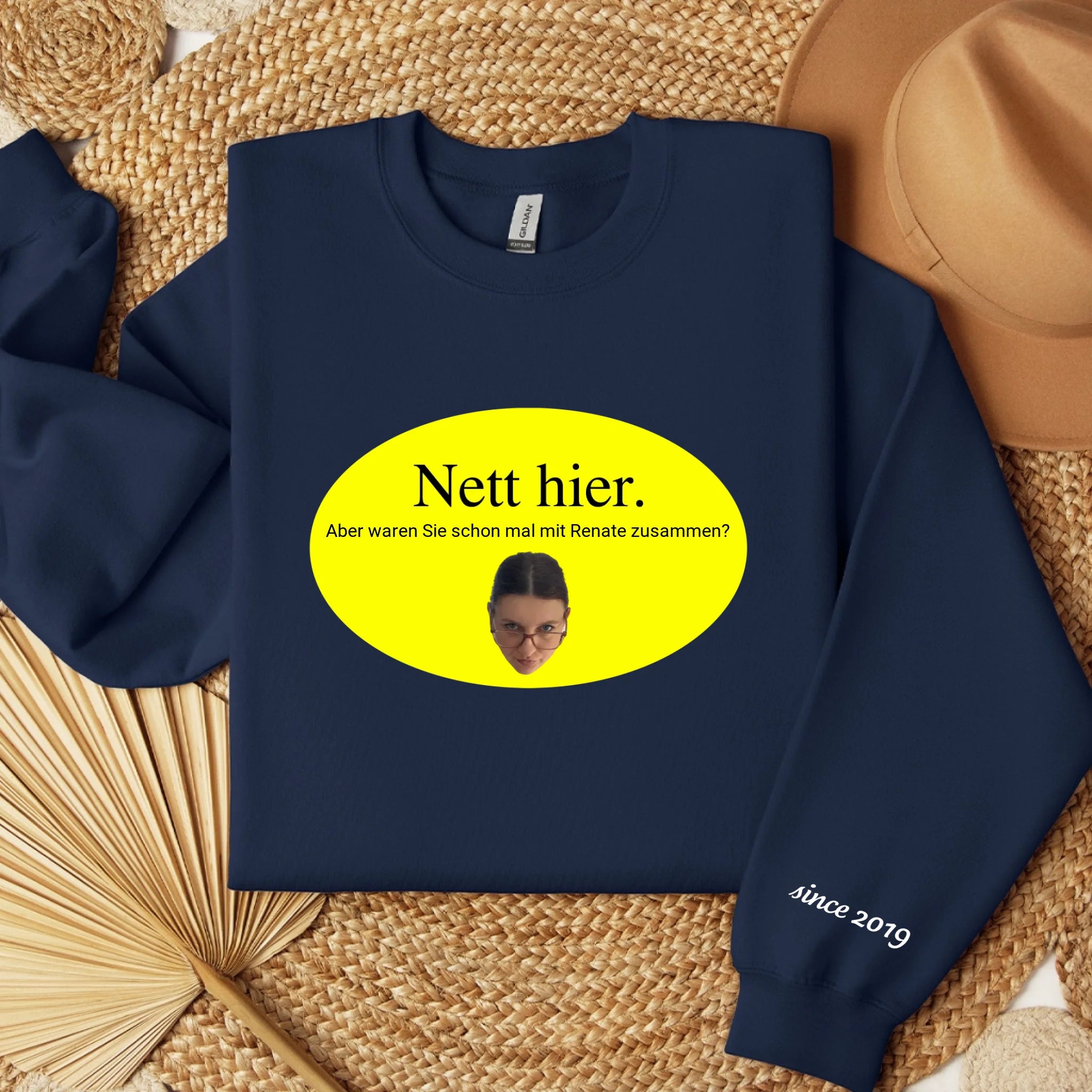 sweater folded navy