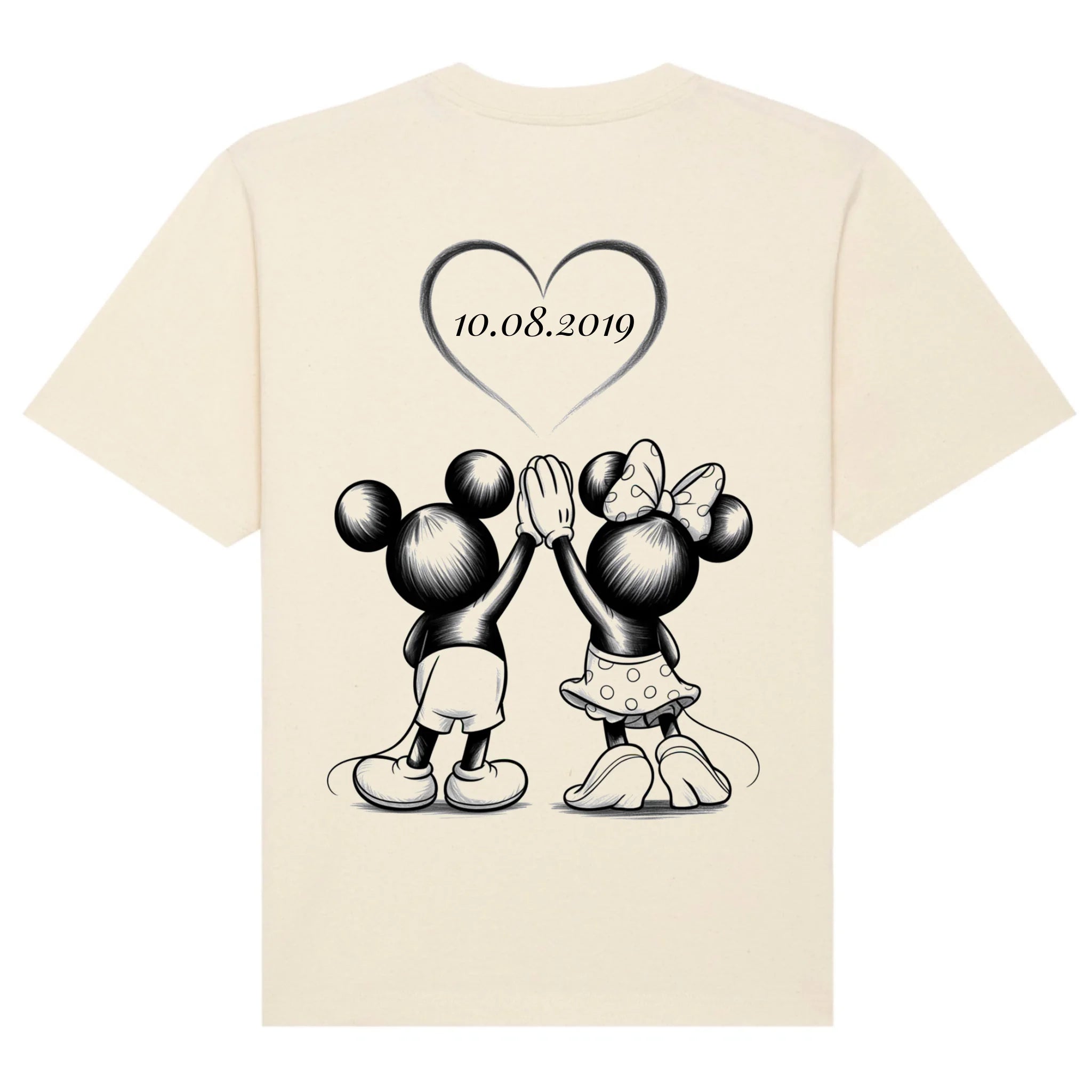 mockup shirt back natural