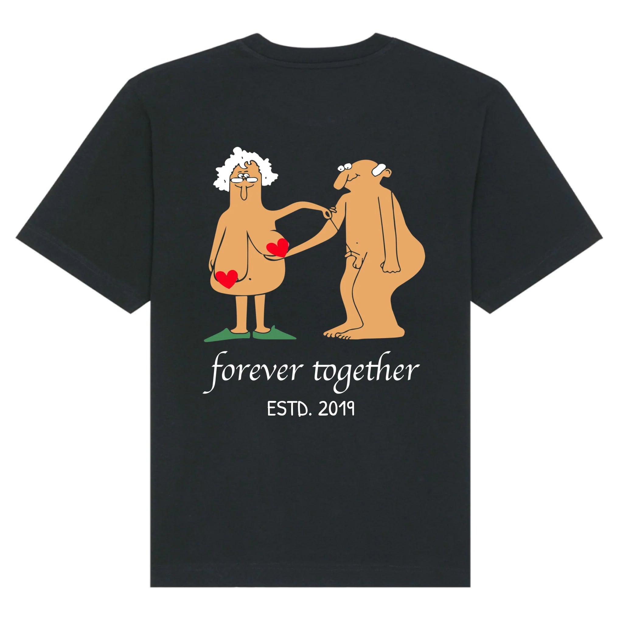 mockup shirt back black