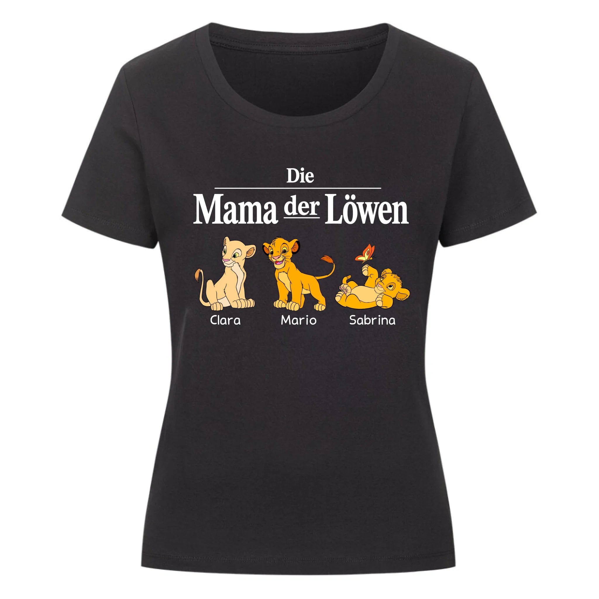 MAMA DER LÖWEN - Personalisierbares T-Shirt