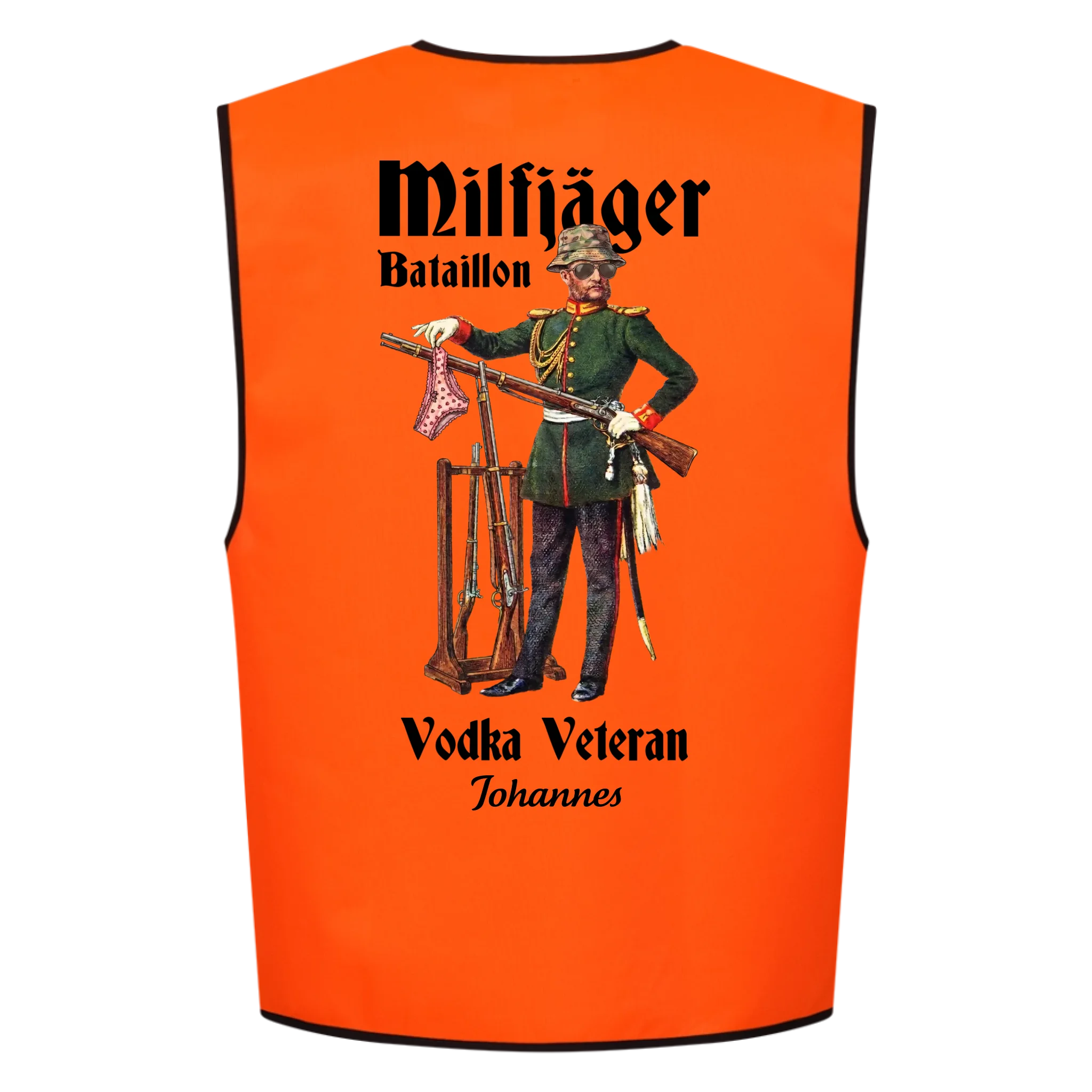 MILFJÄGER BATAILLON - Personalisierbare Warnweste