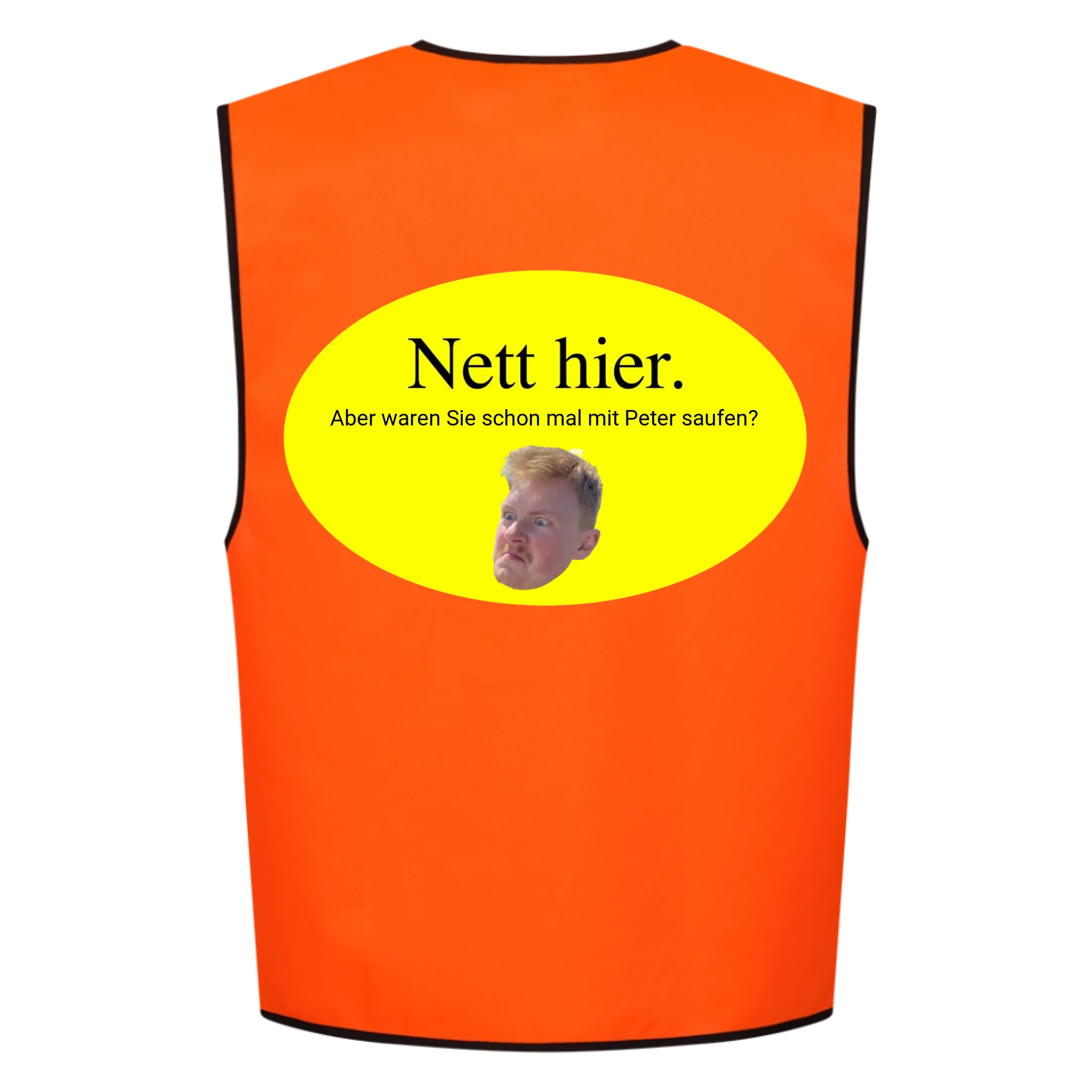 NETT HIER - Personalisierbare Warnweste