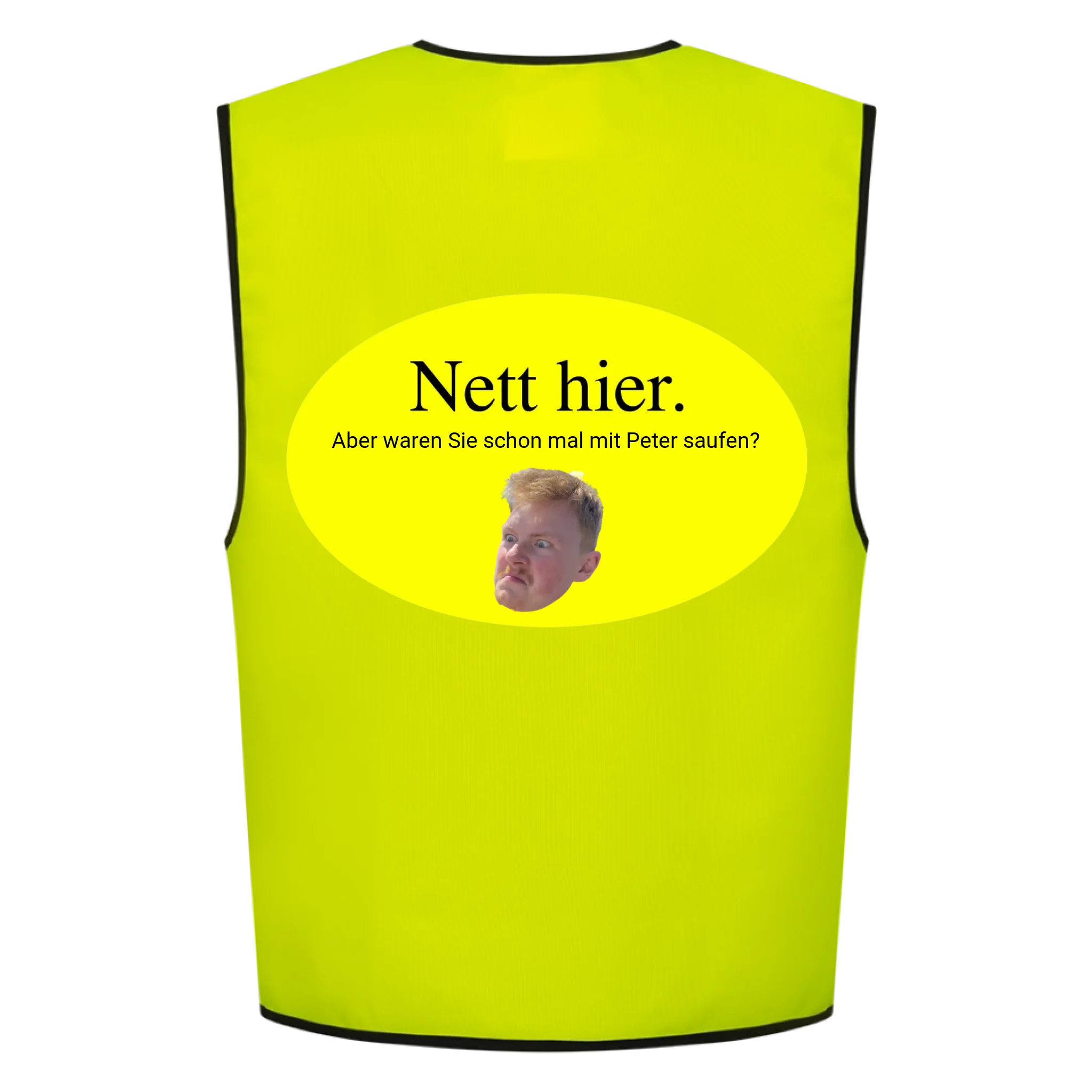 NETT HIER - Personalisierbare Warnweste