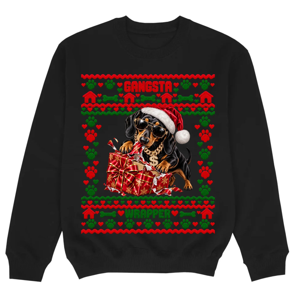 mockup sweater black