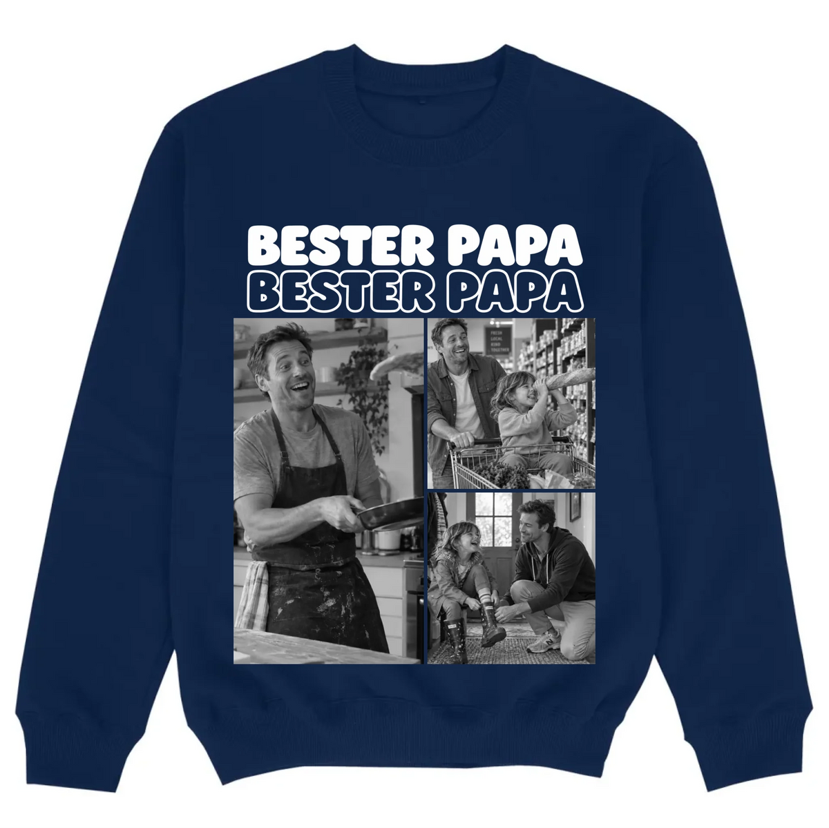 mockup sweater navy