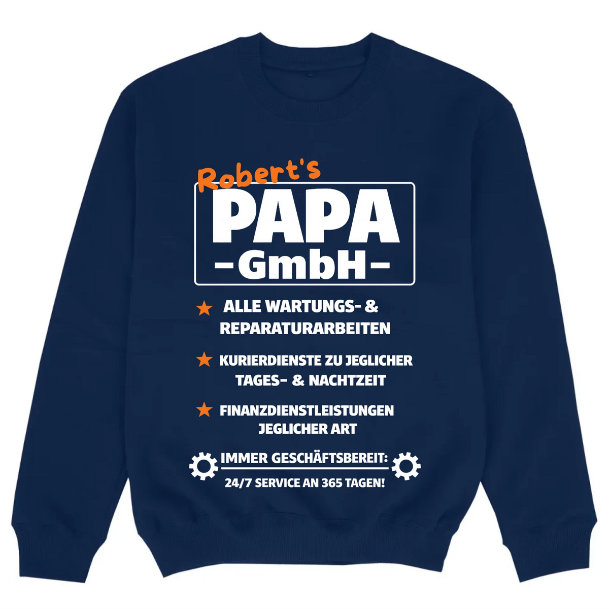 mockup sweater navy