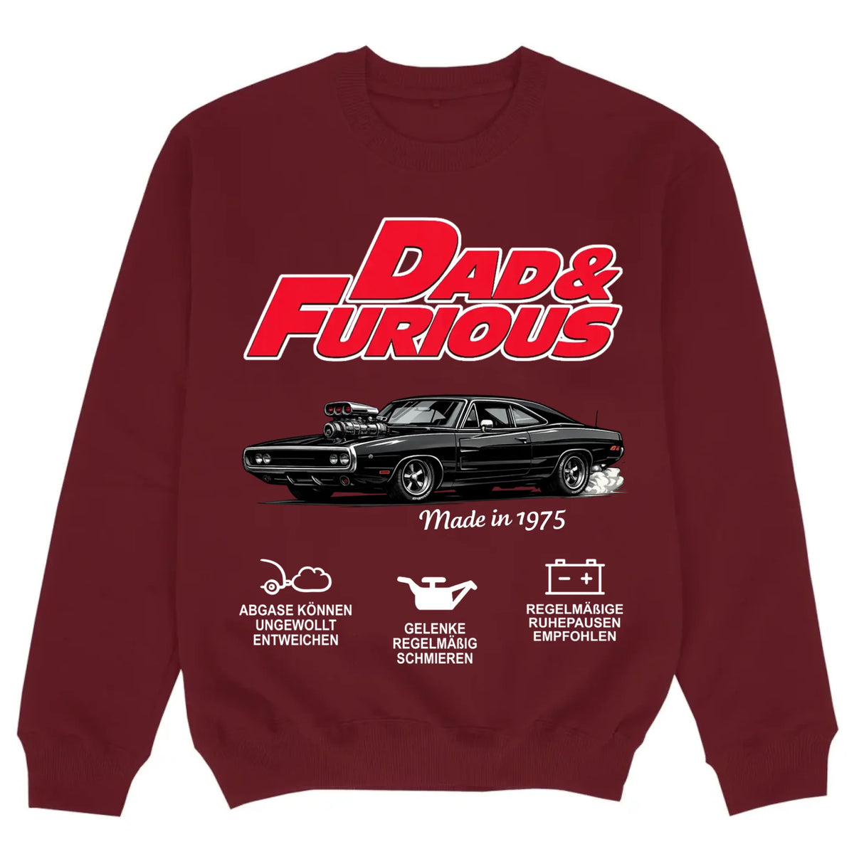 mockup sweater burgund