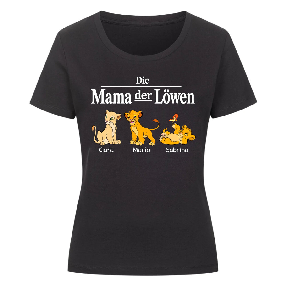 MAMA DER LÖWEN - Camiseta Premium de Mujer Personalizable