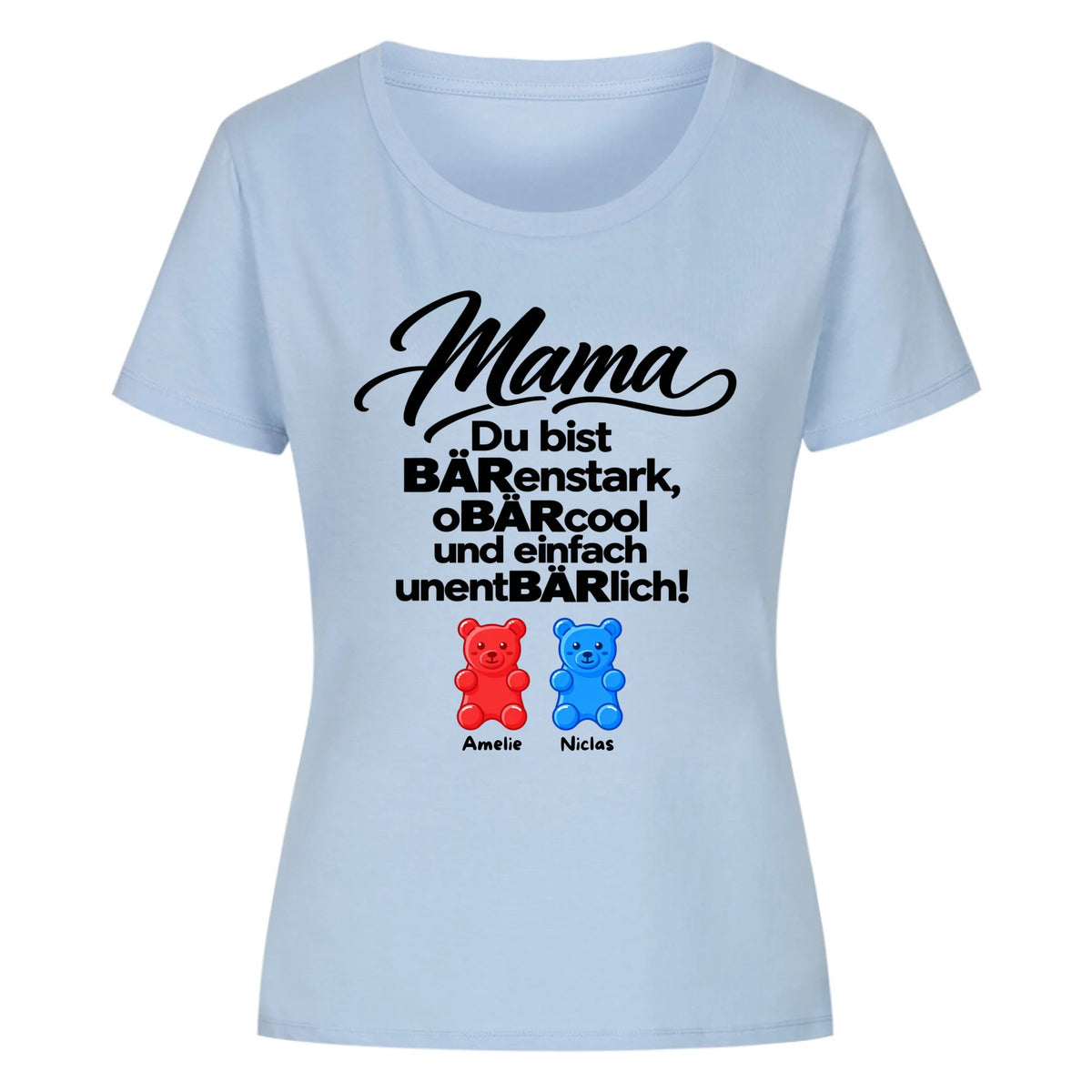 MAMA BÄR - T-Shirt Premium Donna Personalizzabile
