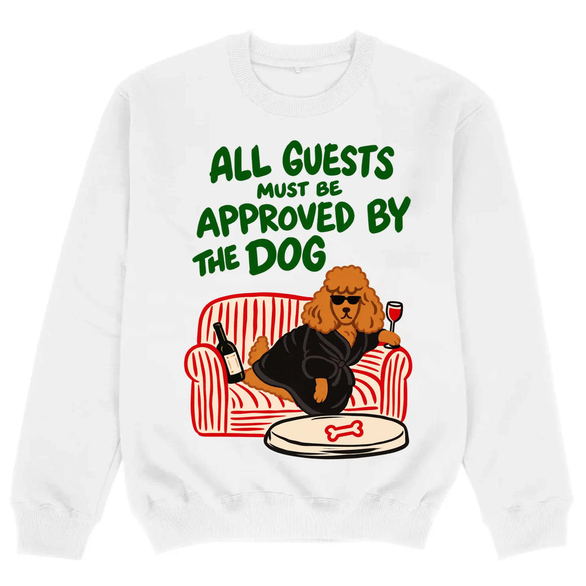mockup sweater white
