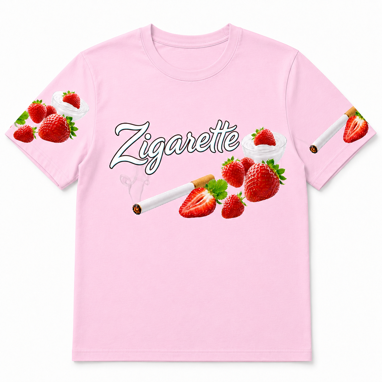ZIGARETTE - Premium T-Shirt Fullprint