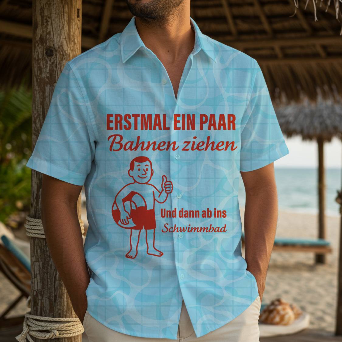 BAHNEN ZIEHN - Hawaiihemd