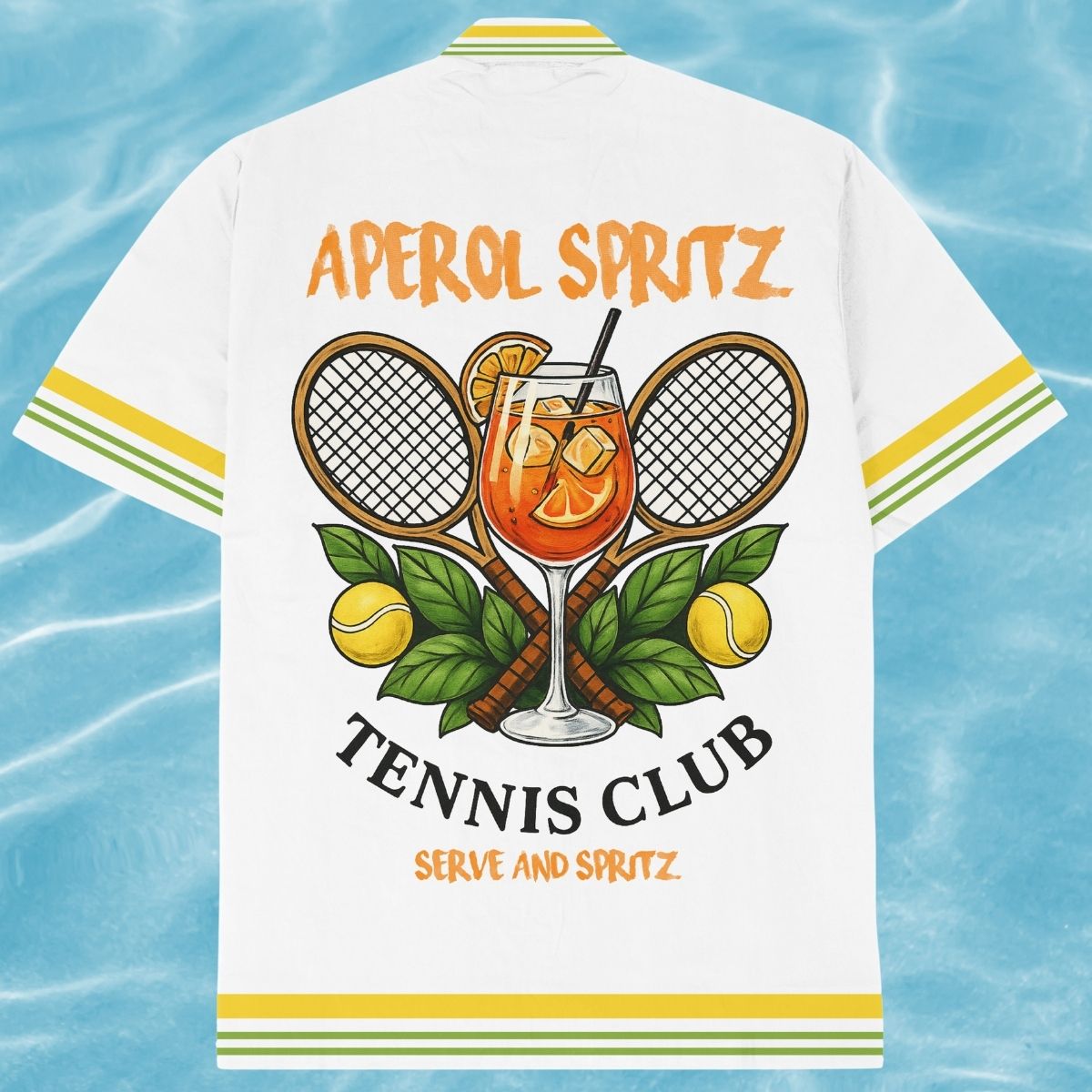 APEROL SPRITZ TENNIS CLUB - Hawaiihemd