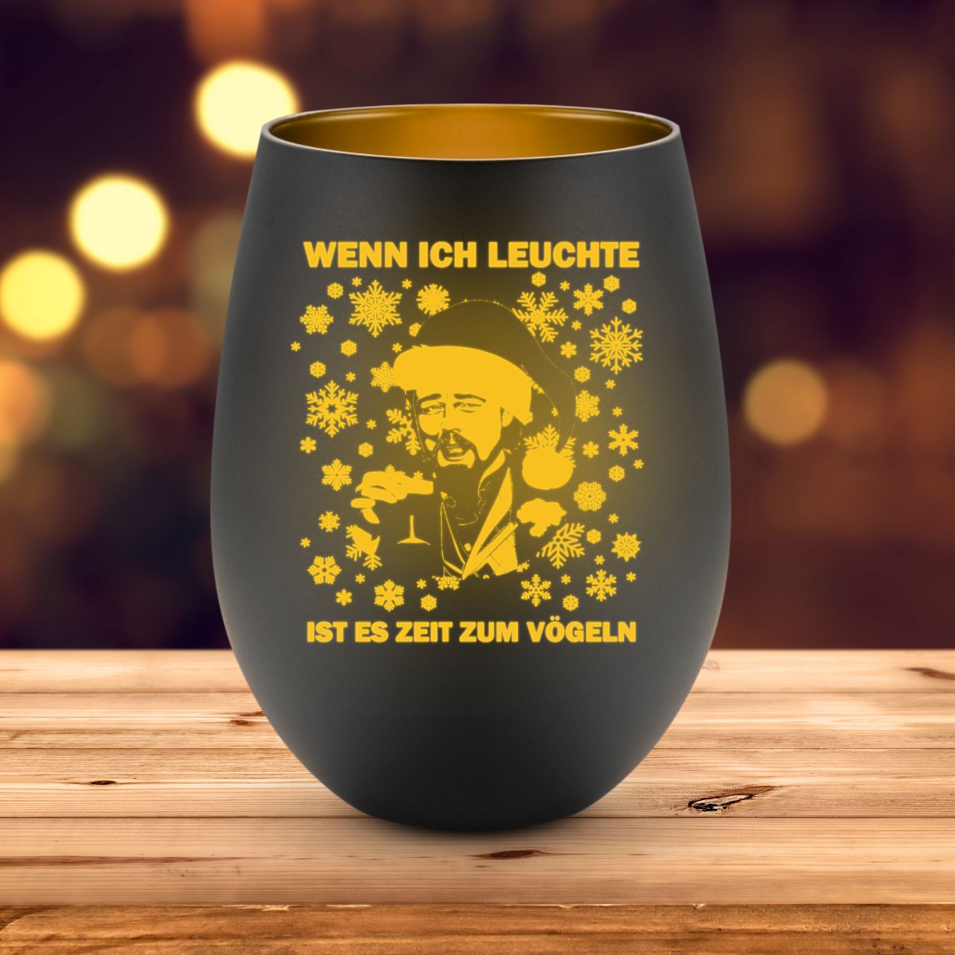 WENN ICH LEUCHTE Windlicht