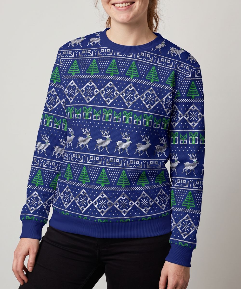 BLUE REINDEERS - Maglione Natalizio Signature