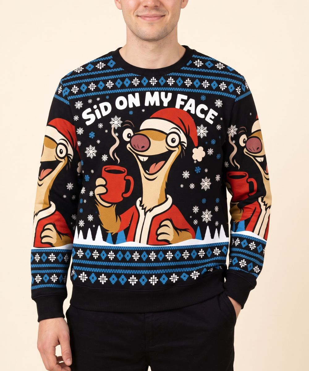 SID ON MY FACE - Maglione Natalizio Signature