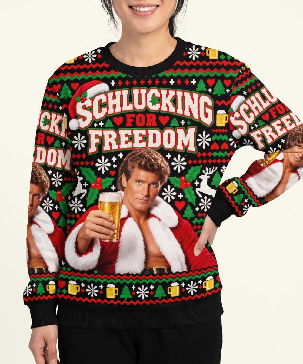 SCHLUCKING FOR FREEDOM - Jersey Navideño Signature