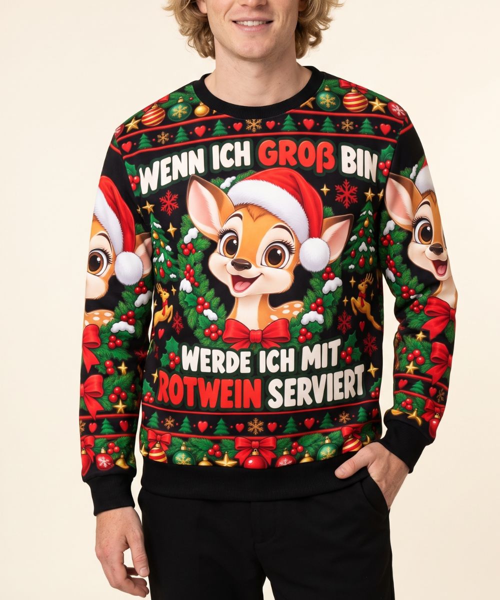 WENN ICH GROß BIN - Signature Kersttrui
