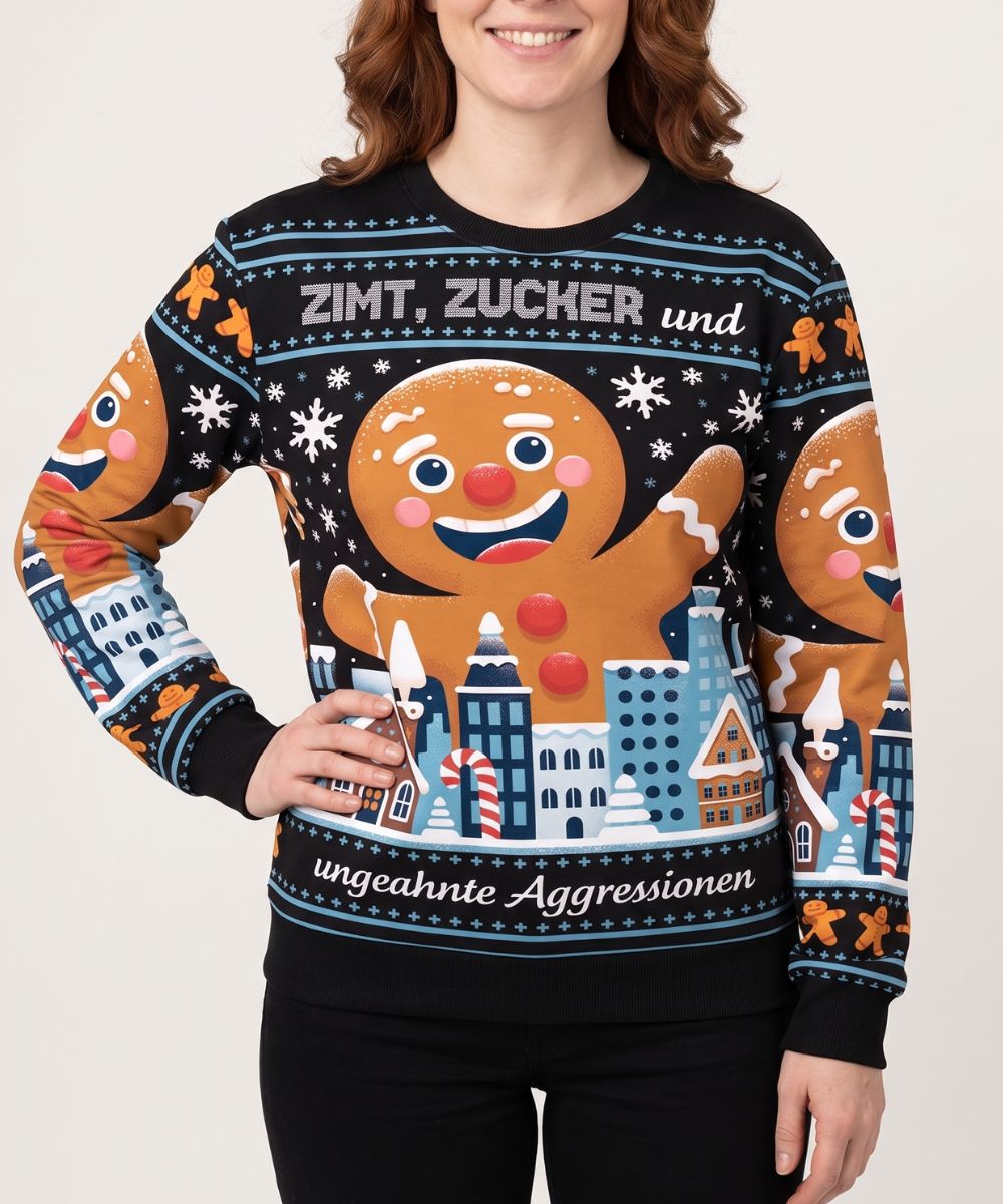ZIMT ZUCKER & UNGEAHNTE AGGRESSIONEN - Signature Christmas Sweater