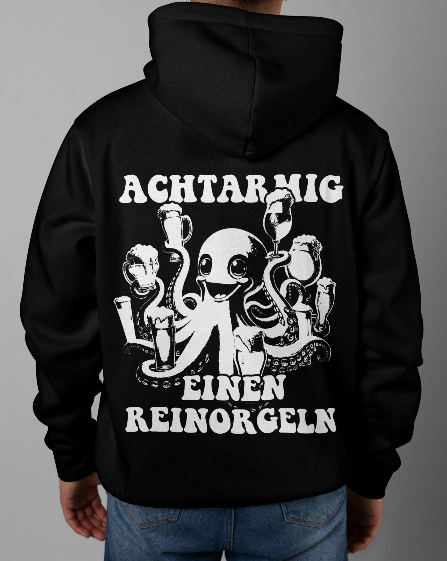 ACHTARMIG - Premium Hoodie Backprint