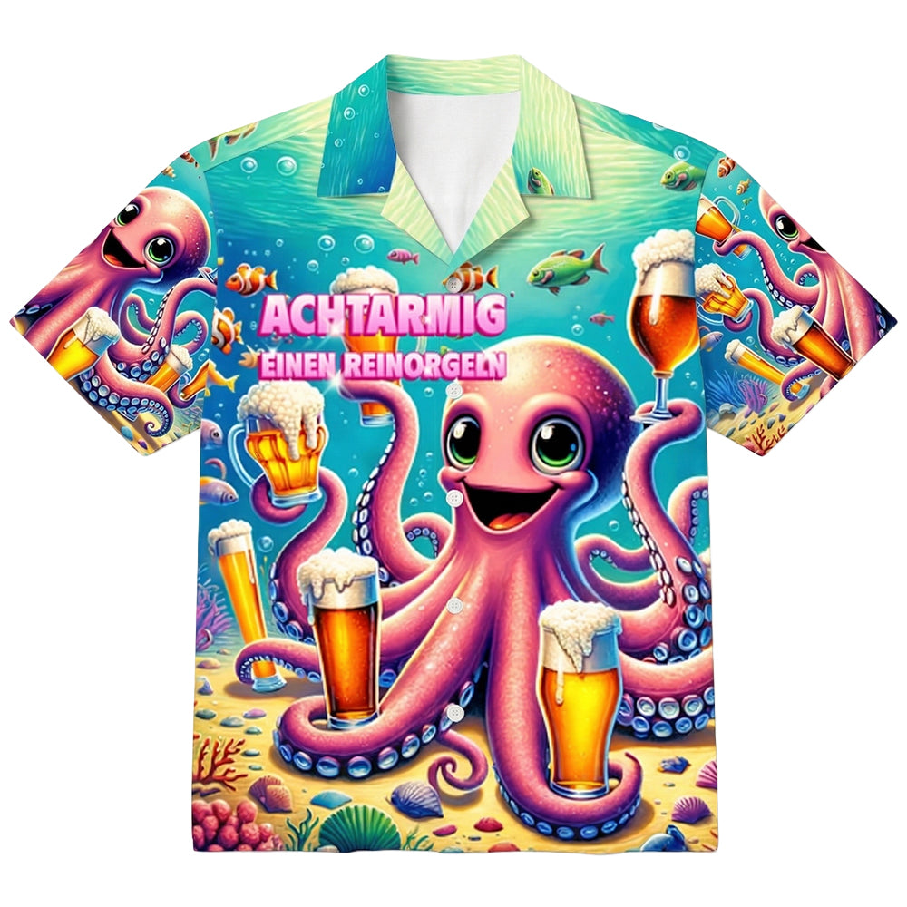 ACHTARMIG EINEN REINORGELN - Premium Hawaiihemd