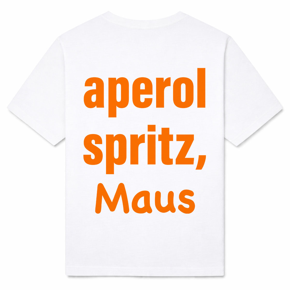 APEROL SPRITZ MAUS - Premium T-Shirt Backprint