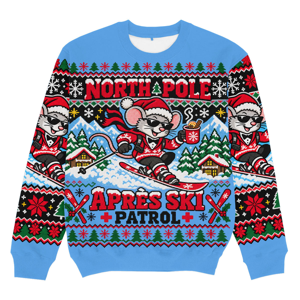 NORTH POLE APRES SKI PATROL - Signature Christmas Sweater